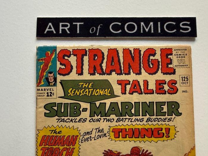 Strange Tales #125 - Human Torch & Thing Battle The, Boeken, Strips | Comics