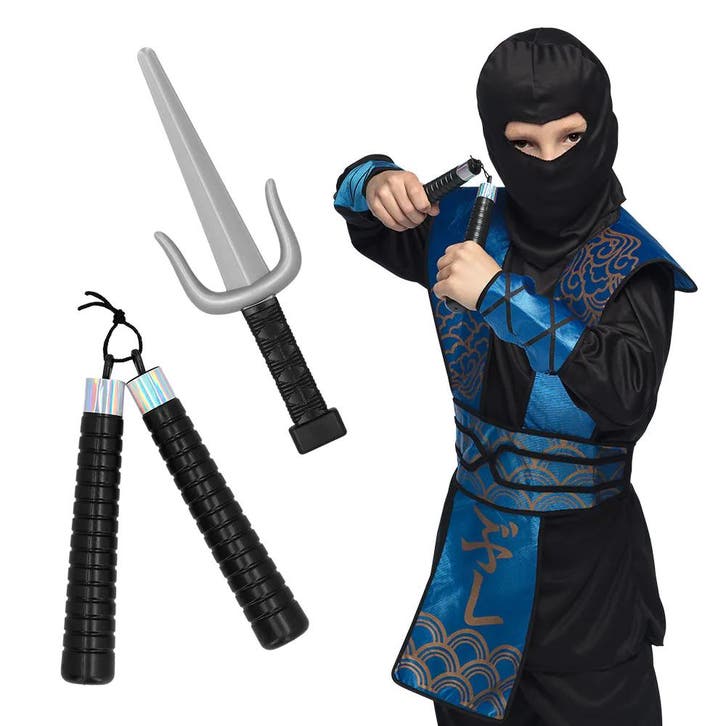 Ninja Nep Wapenset Jongen 2 delig, Hobby en Vrije tijd, Feestartikelen, Nieuw, Verzenden