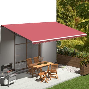 vidaXL Vervangingsdoek voor luifel 6x3,5 m polyester, Verzenden