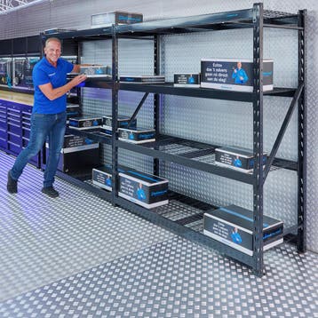 Datona Magazijnstelling met 8 verstelbare legborden - 392, Ophalen of Verzenden