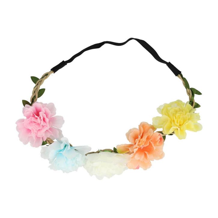 Haarband Bloemen – Gevlochten – Multicolor, Handtassen en Accessoires, Uiterlijk | Haarverzorging