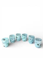 Service de boisson pour 6 (6) - Verre - Set de verres Murano, Antiquités & Art