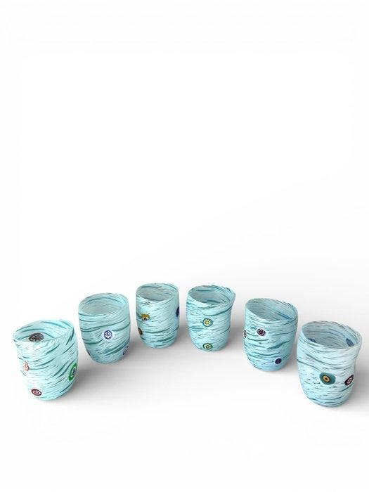 Service de boisson pour 6 (6) - Verre - Set de verres Murano, Antiquités & Art, Antiquités | Verre & Cristal