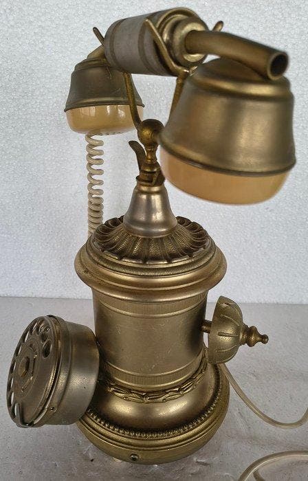 Sitel - Analoge telefoon - Verguld messing - Telefono, Antiquités & Art, Art | Objets design