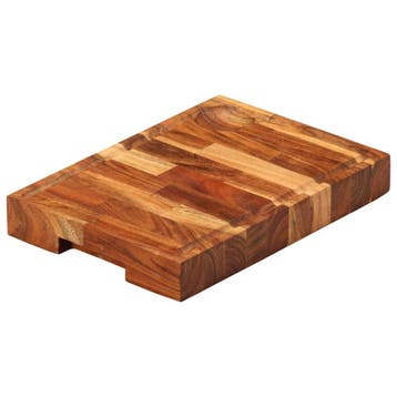 vidaXL Hakblok 30x21x4 cm massief acaciahout, Verzenden, Nieuw