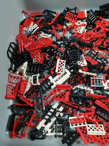 Lego - Onderdelen - van 500 Hekjes - 1990-2000, Nieuw