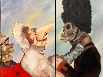 James Ensor (1860-1949), after - Frammentarietà - XL format, Antiek en Kunst, Kunst | Schilderijen | Klassiek