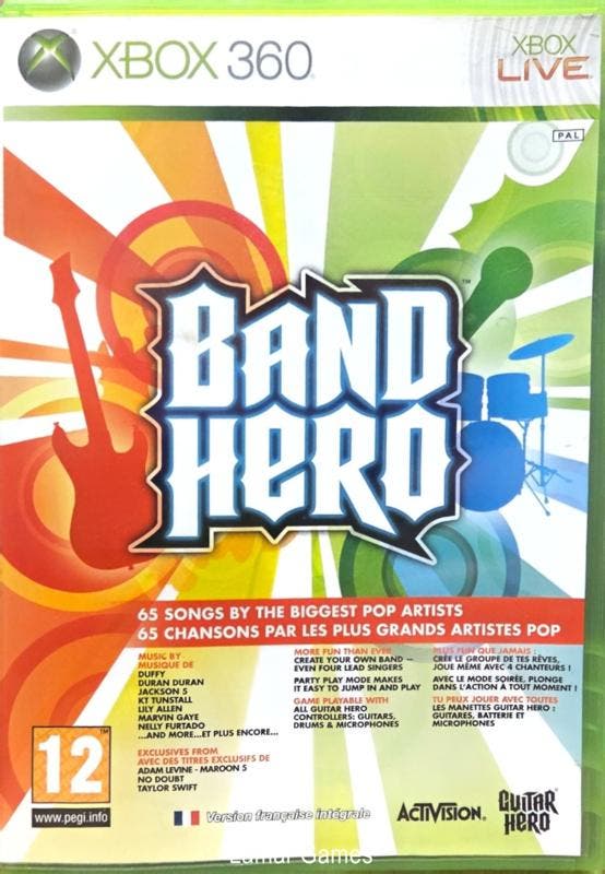Band Hero (xbox 360 used game), Consoles de jeu & Jeux vidéo, Jeux | Xbox 360, Enlèvement ou Envoi