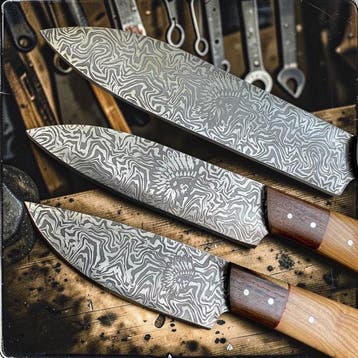 Keukenmes - Utility knife - Vintage Pro Viking-stijl