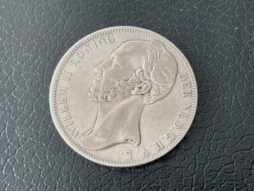 Nederland. Willem II. 1 Gulden 1845 (Zonder minimumprijs)