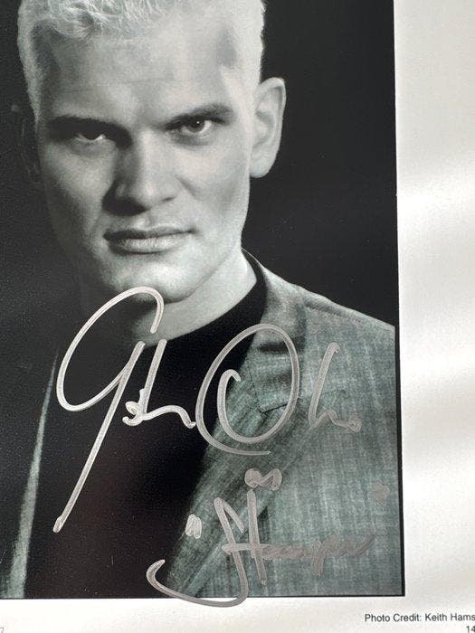 Gotz Otto as Stamper handsigned photo with BBC, Verzamelen, Film en Tv