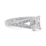 Ring - 18 karaat Witgoud - 1.51ct. tw. Diamant (Natuurlijk), Nieuw