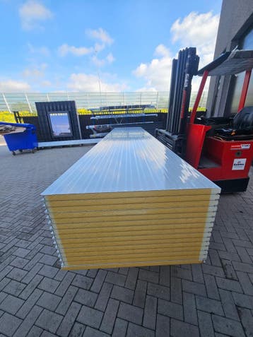 gloednieuwe budget wandpanelen 60 mm (RAL9002 – gebroken wit, Doe-het-zelf en Bouw, Verzenden, Nieuw