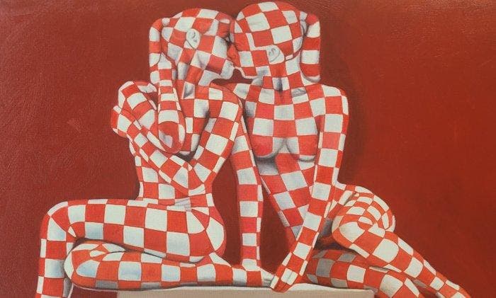 Jack Gage (1946) - Intense, Antiek en Kunst, Kunst | Schilderijen | Modern