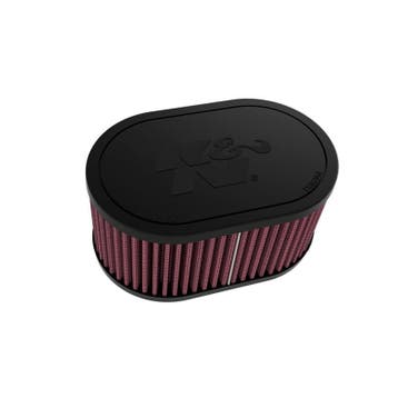 K&N Universeel Luchtfilter Ovaal 54mm dubbele aansluiting, 1, Verzenden, Nieuw