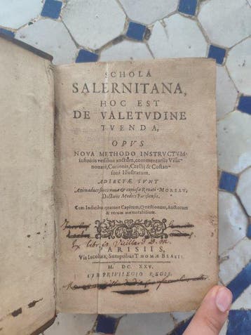 René Moreau - Schola Salernitana - 1625, Antiek en Kunst