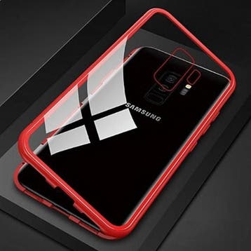 Samsung Galaxy A8 Plus Magnetisch 360° Hoesje met Tempered, Verzenden, Nieuw