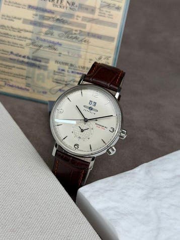 Zeppelin - Hindenburg Dual Time Zone / Date - Zonder, Bijoux, Sacs & Beauté