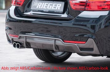 Rieger diffuser | geschikt voor BMW 4-Serie F32 / F33 / F36, Verzenden