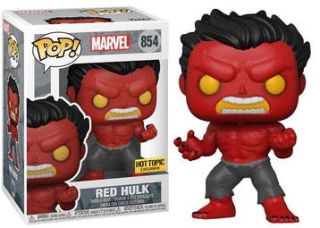 Funko Pop! Marvel - Red Hulk #854  HOT TOPIC, Verzamelen, Poppetjes en Figuurtjes, Verzenden, Nieuw