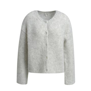 Milano Italy • lichtgrijs wollen vest • 36, Verzenden, Maat 36 (S), Grijs, Milano Italy