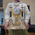 Portico klok - - Verguld brons - 1790 - Louis XVI Directory