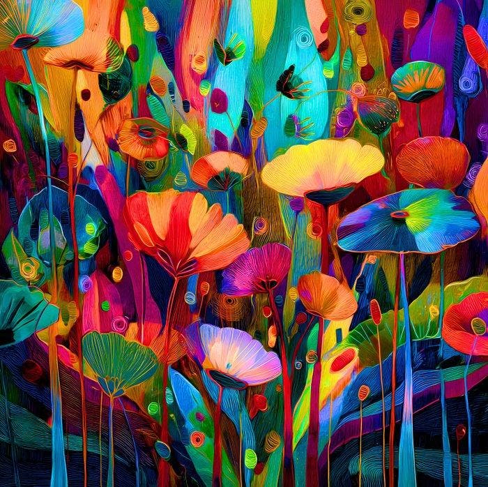 Marta Ellie (1985) - Rainforest Reverie XXL, Antiquités & Art, Art | Objets design