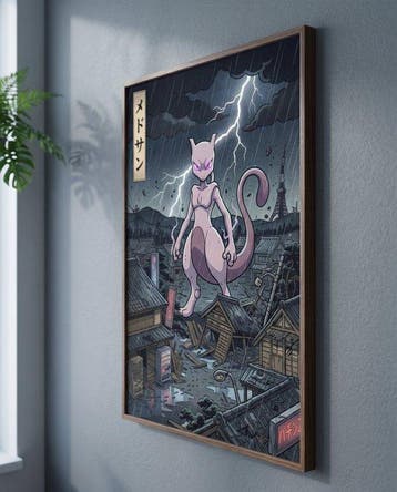 MEDSAN - Mewtwo Rising - Pokemon () - UNIQUE WORK