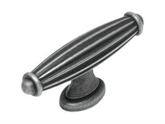 Intersteel knop gerild grijs, Huis en Inrichting, Kasten | Overige, Nieuw