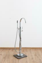 Sanifun vrijstaande badmengkraan Desteny Chroom, Doe-het-zelf en Bouw, Ophalen of Verzenden, Nieuw, Kraan