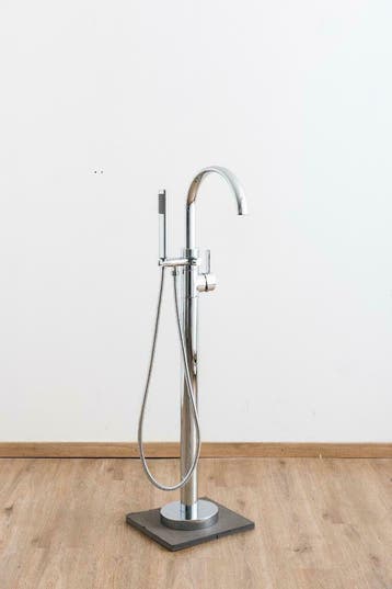 Sanifun vrijstaande badmengkraan Desteny Chroom, Ophalen of Verzenden, Nieuw, Kraan