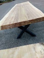 Boomstamtafels, tafelbladen uit boomstam, massief exclusief, Huis en Inrichting, Ophalen, 100 tot 150 cm, Vijf personen of meer