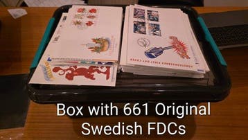 Zweden 1949/2007 - Grote verzameling Zweedse FDCs - 660, Postzegels en Munten, Gestempeld
