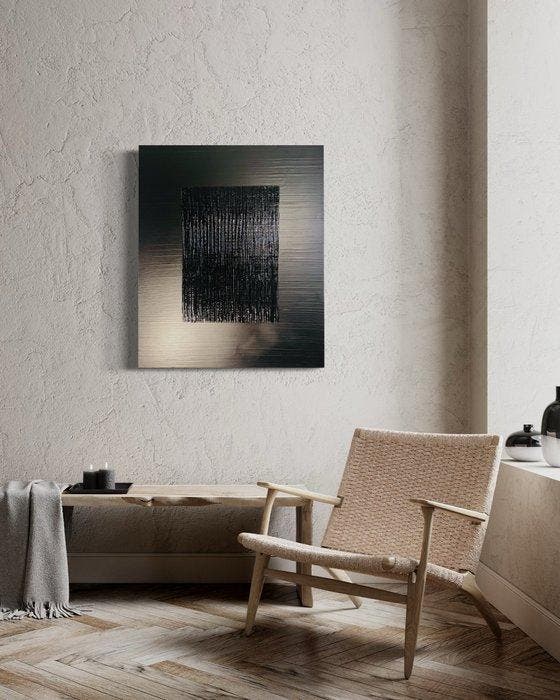 Ronan Martin - La Nuit - Pierre Soulages - NO RESERVE PRICE, Antiek en Kunst, Kunst | Schilderijen | Modern