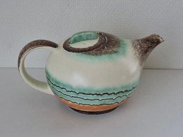 Elsterwerda - Theepot - Aardewerk - Art Deco theepot