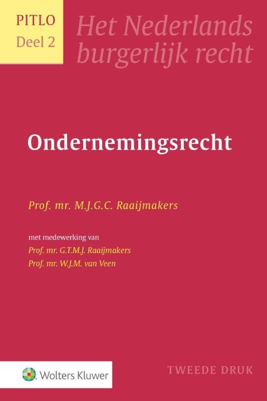 Ondernemingsrecht / Pitlo / 2 9789013048469 W.J.M. van Veen, Boeken, Wetenschap, Zo goed als nieuw, Verzenden