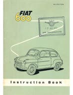 1959 FIAT 600 INSTRUCTIEBOEKJE ENGELS