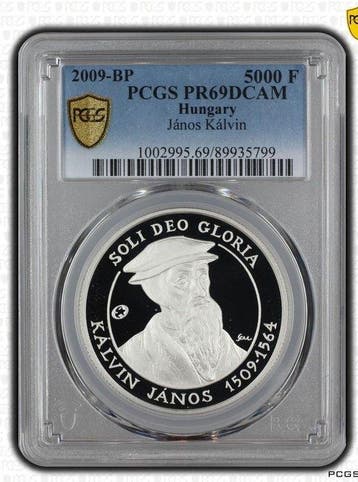 Hongarije. 5000 Forint 2009, Hungarian mint Budapest PCGS -