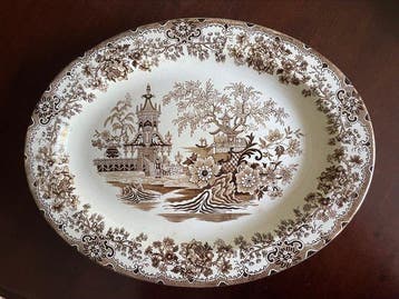 Società Ceramica Richard - Dienblad - Keramiek - Zonder