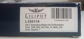 Liliput H0 - 350116 - Ensemble de wagons de passagers pour, Hobby & Loisirs créatifs