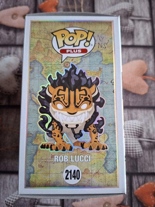 Funko - Funko Pop - One Piece - Pop! Plus Rob Lucci #2140, Antiquités & Art, Antiquités | Jouets