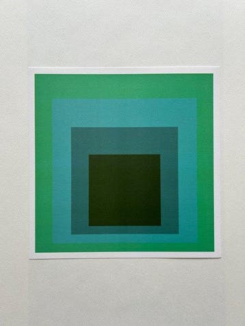 Josef Albers (1888-1976), after - Homage To The Square, Antiek en Kunst