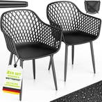 Tuinstoelen - Weerbestendig - Met armleuning - Set van 2 - Z, Verzenden