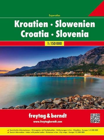 Kroatië & Slovenië Wegenatlas F&B 9783707904239, Boeken, Verzenden, Zo goed als nieuw, Freytag-Berndt