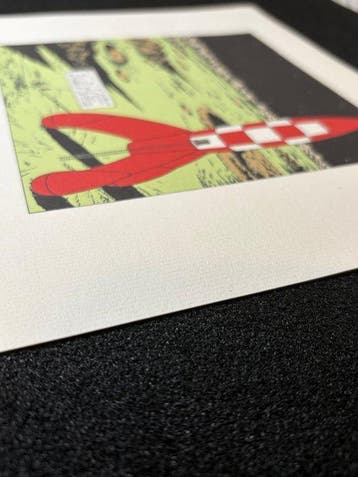 Hergé - Ensemble de 3 tirés à part - On a marché sur la Lune
