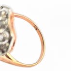 Zonder minimumprijs - Ring - 9 kt. Roségoud, Zilver Spinel -, Handtassen en Accessoires, Ringen, Nieuw
