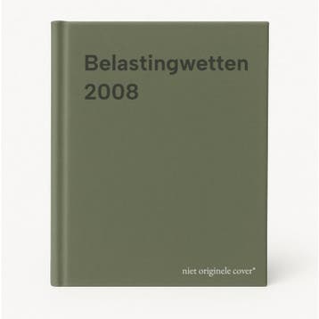 Belastingwetten 2008 9789013046908, Verzenden