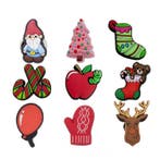 Kerst Charms Pins Accessoires 9 stuks Geschikt voor Crocs, Verzenden, Nieuw