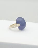 Pomellato - Ring - Luna - 18 karaat Geel goud Chalcedoon -, Handtassen en Accessoires, Ringen, Nieuw