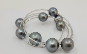 Armband - 18 karaat Witgoud, ALGT gecertificeerde, Nieuw